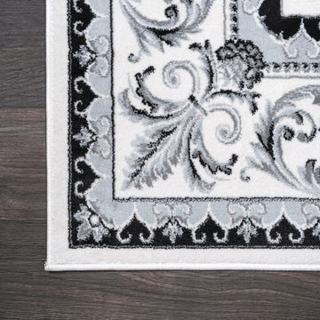 Acanthus French Border Area Rug